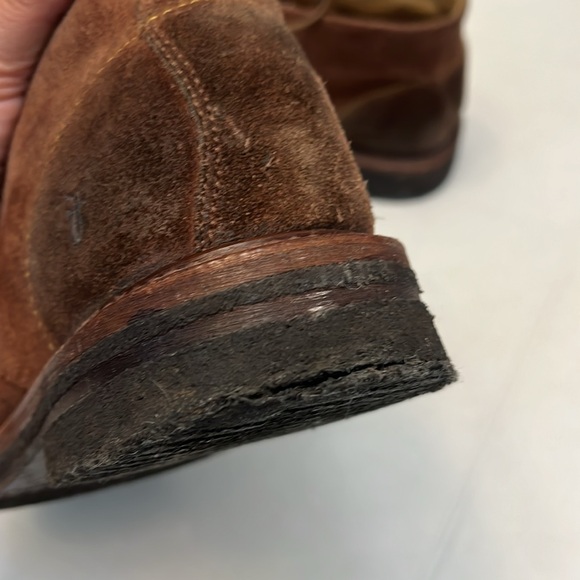 FRYE MENS DAKOTA CREPE CHUKKA  LEATHER BOOTS 9.5 - Picture 11 of 16